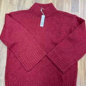 Rebecca Taylor Red Turtleneck Sweater